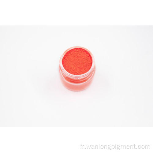 Pigments en poudre orange pour un emballage flexible